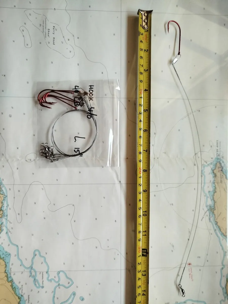 Conger,bullhuss and ray steel wire traces - Image 1