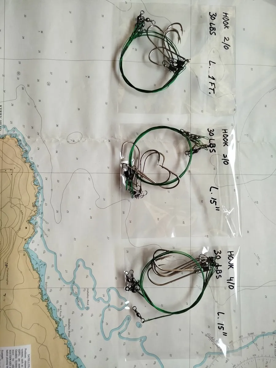 Conger,bullhuss and ray steel wire traces - Image 2