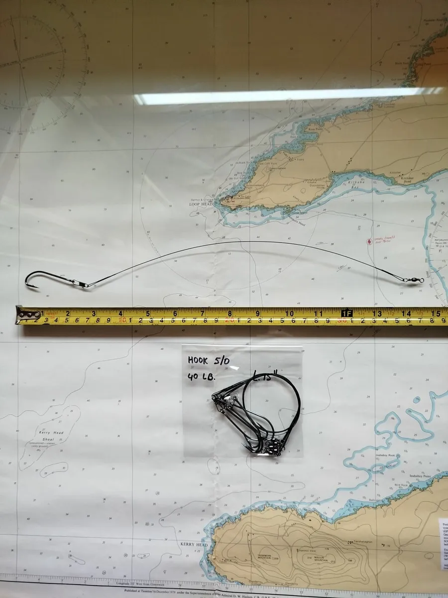 Conger,bullhuss and ray steel wire traces - Image 3