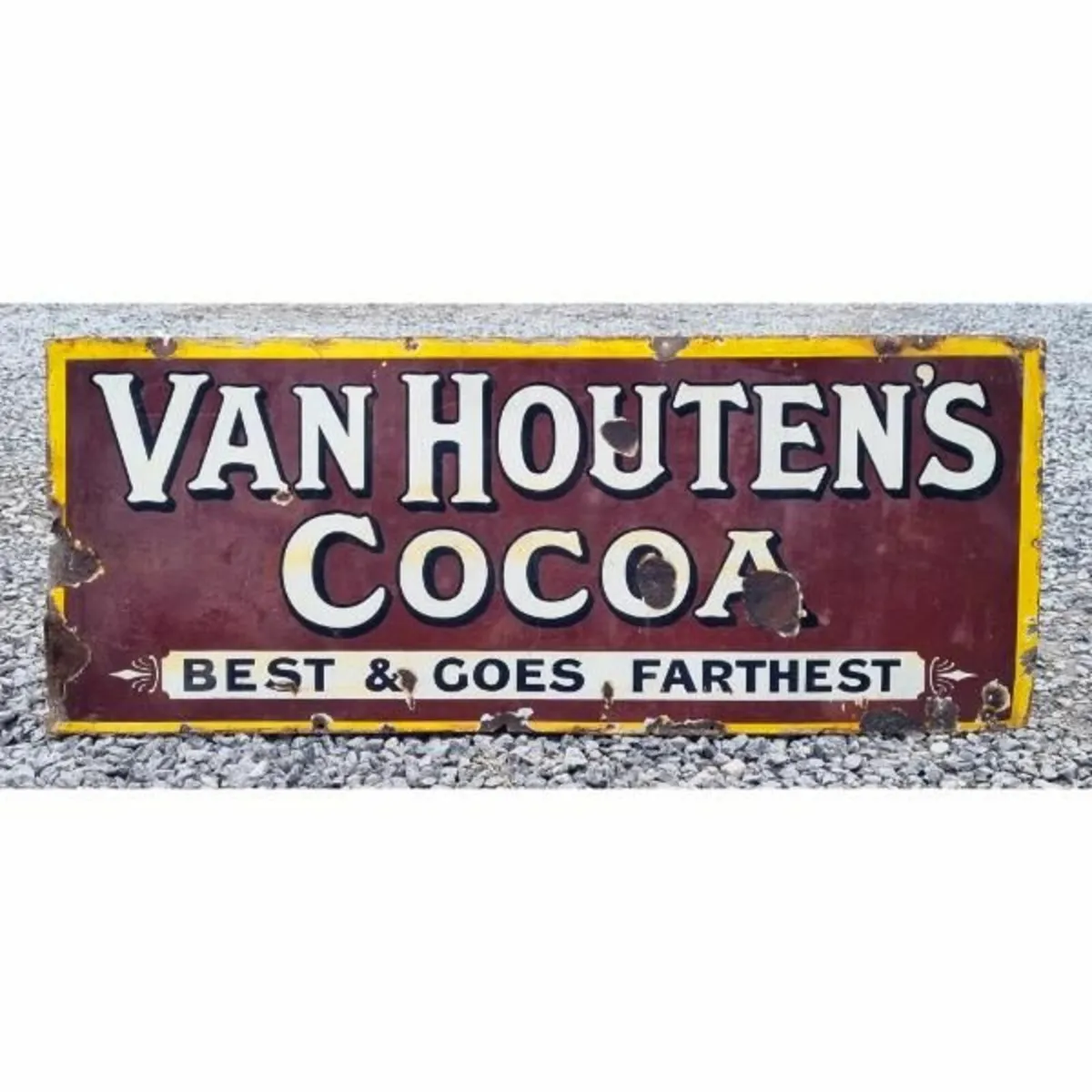 Van Houten’s Cocoa Enamel Large KAS877 - Image 1
