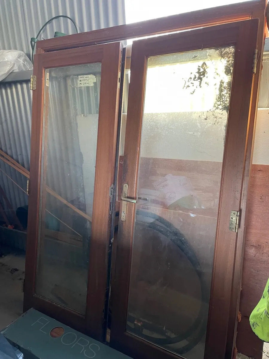 Oak Patio doors - Image 1