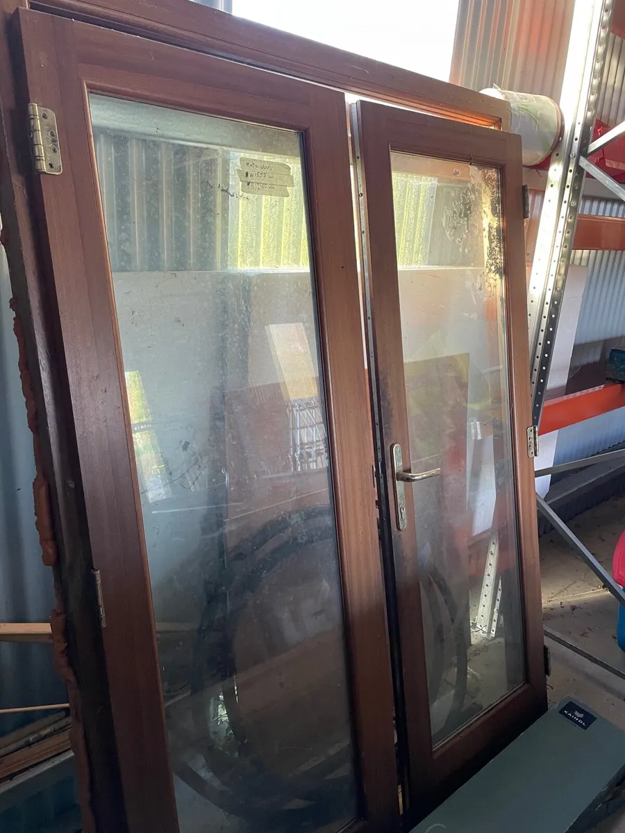 Oak Patio doors - Image 2