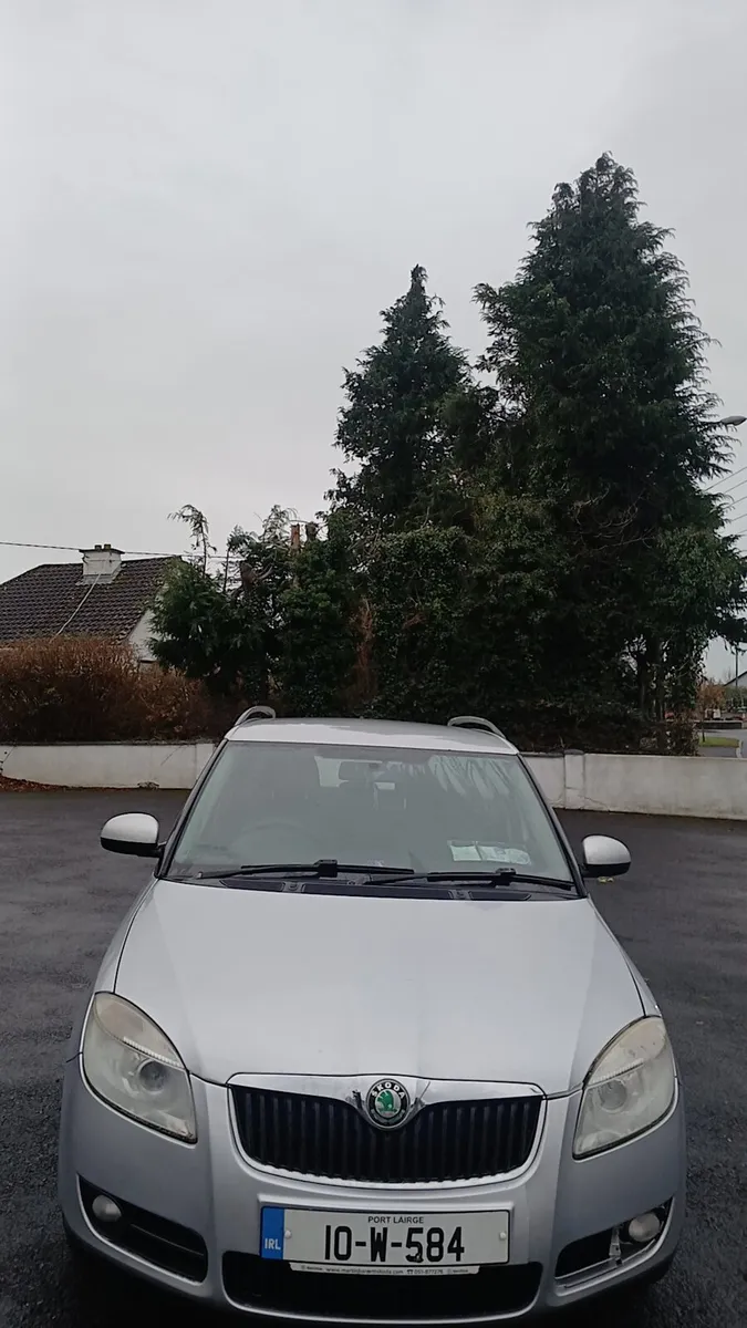 2010 skoda fabia 1.4 diesel nct until March 26 - Image 3