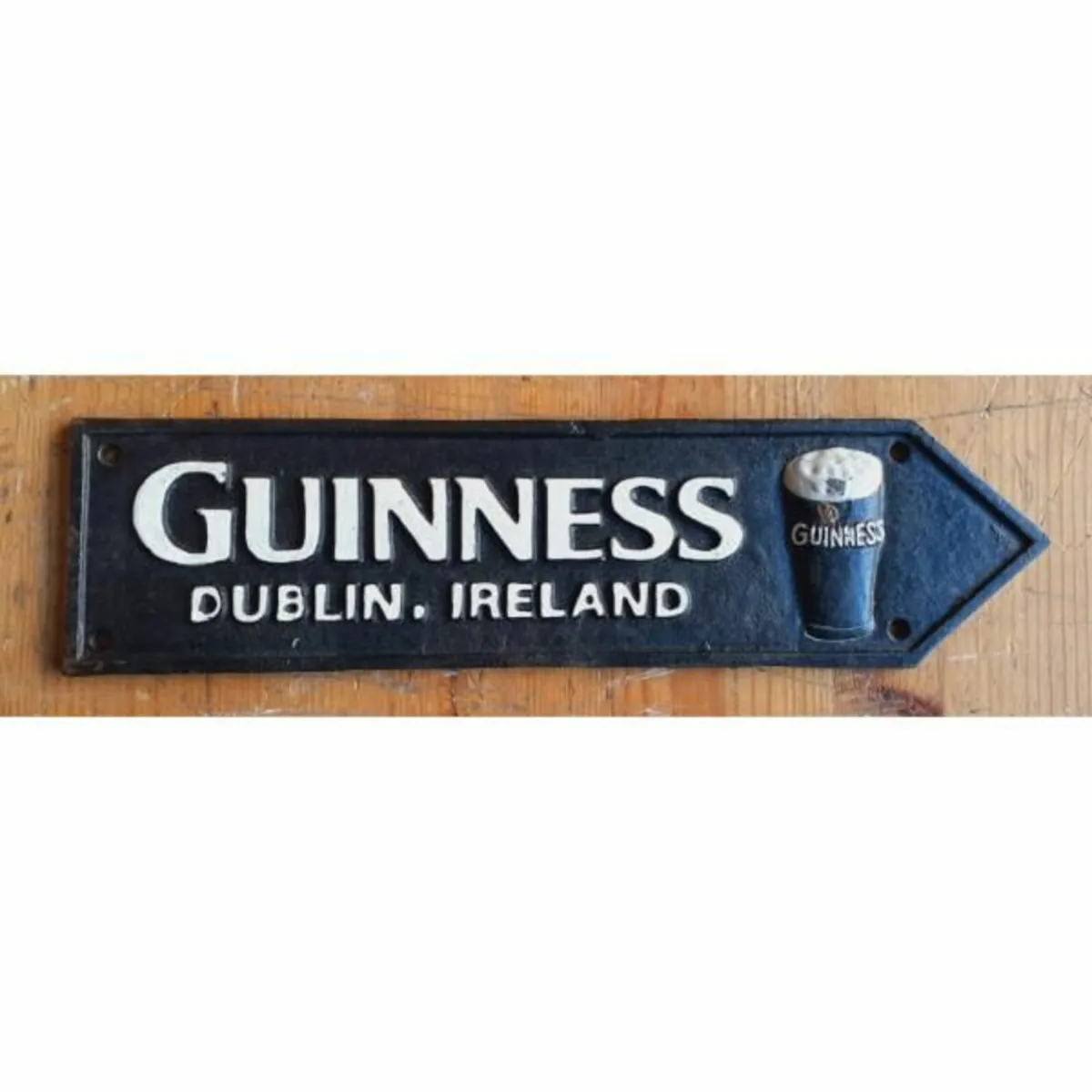 Guinness Road Sign -Large – Black – HS109