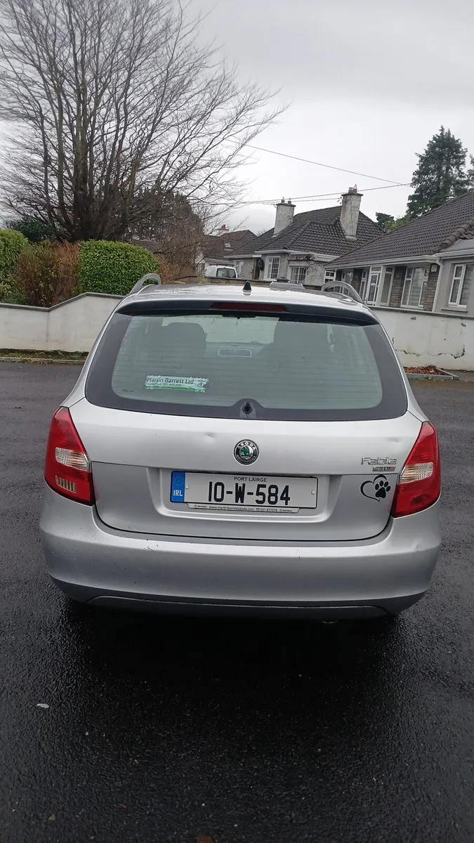 2010 skoda fabia 1.4 diesel nct until March 26 - Image 2