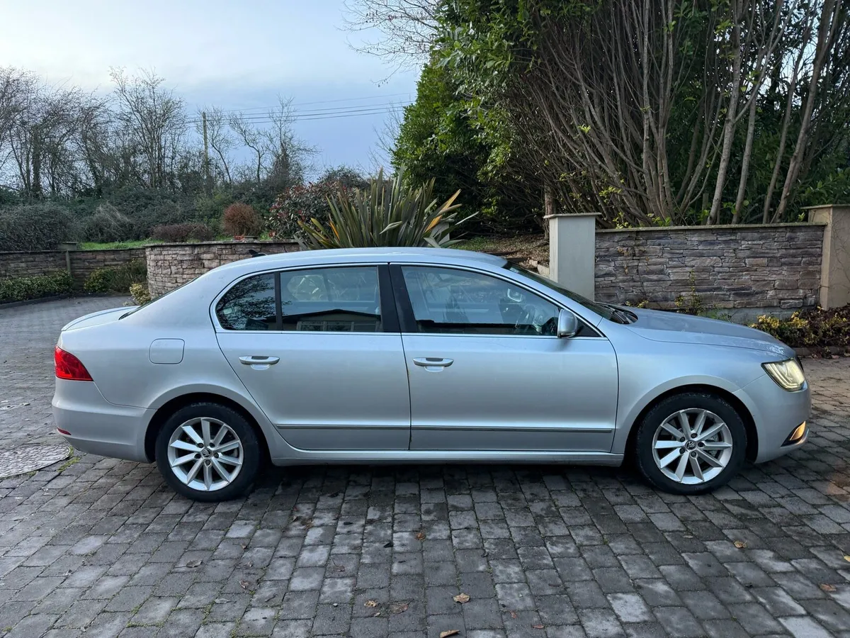 Skoda Superb 2014 NCT&Tax Full Black Leather Seats - Image 2