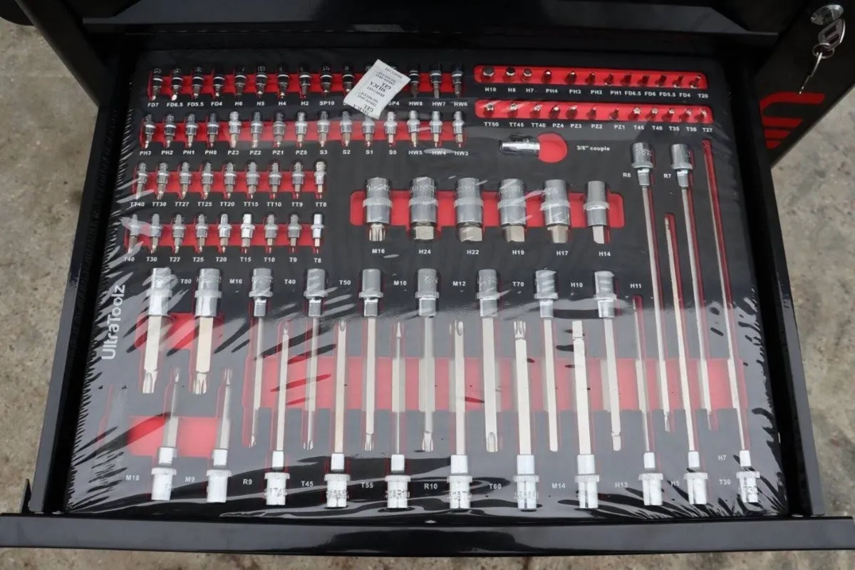 BRAND NEW 7 DRAWER TOOL CHEST FULL OF TOOLS - Image 4