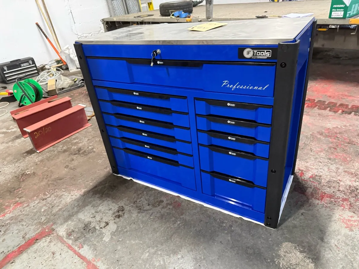 NEW INDUSTRIAL 12 DRAWER TOOL CHEST FULL OF TOOLS - Image 1