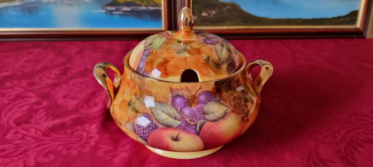 Kirsty Jane England Orchard Gold Soup Tureen - Image 3