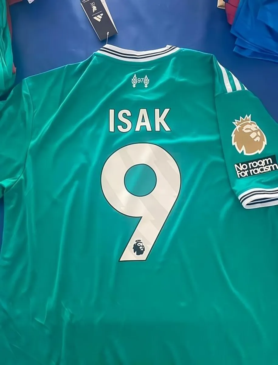 Liverpool Home & 3rd away Jersey,s - Image 4