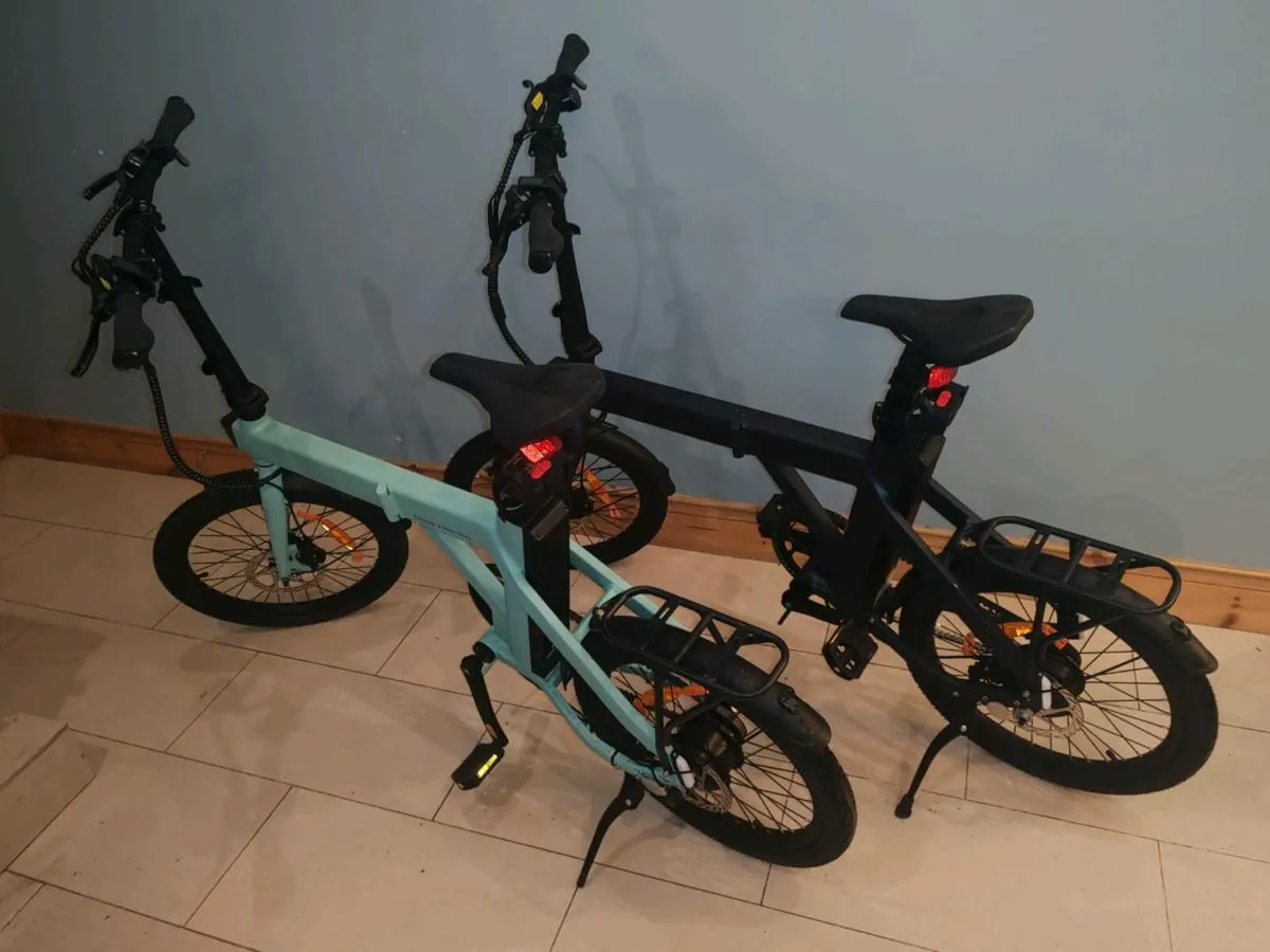 2 Brand New Fold up Electric Bikes with Spare Batt - Image 2