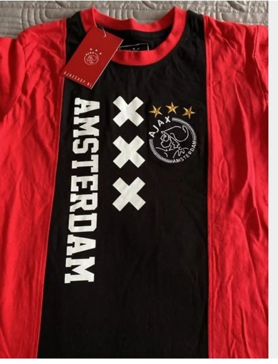 Ajax t-shirt - Red/Black - Age 12-13 - Image 2