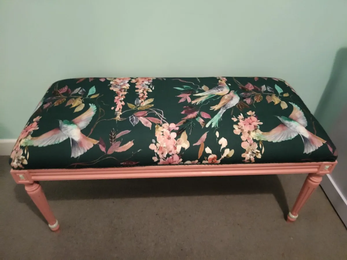 Furniture Bespoke Window seat/ End of bed bench - Image 4