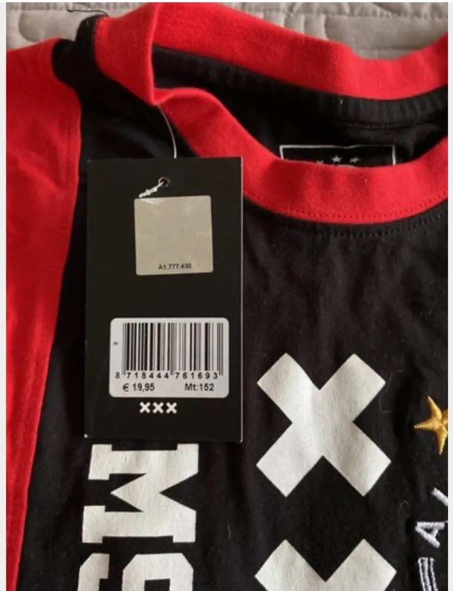 Ajax t-shirt - Red/Black - Age 12-13 - Image 3