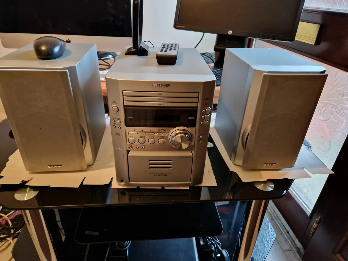 Sharp XL-HP500 Micro Hifi Stereo System, Perfect - Image 4
