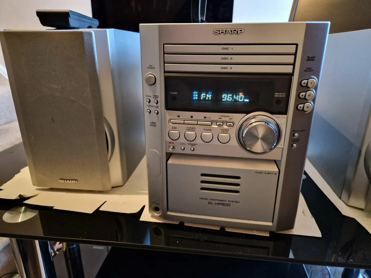 Sharp XL-HP500 Micro Hifi Stereo System, Perfect - Image 3