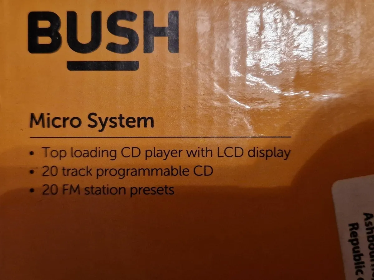 NEW Bush Micro Music System in Box - Image 3