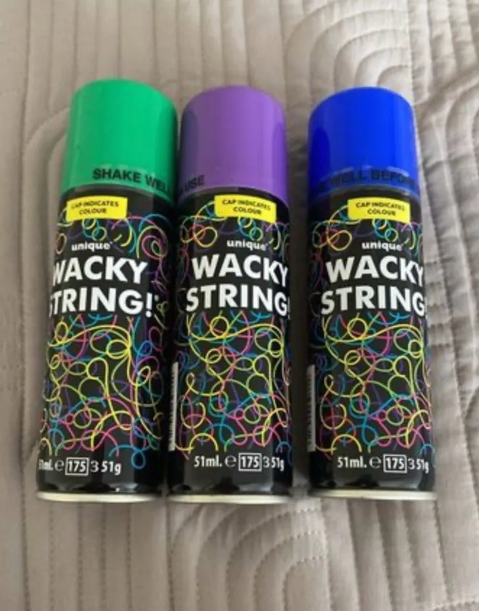 Party string - 3 cans