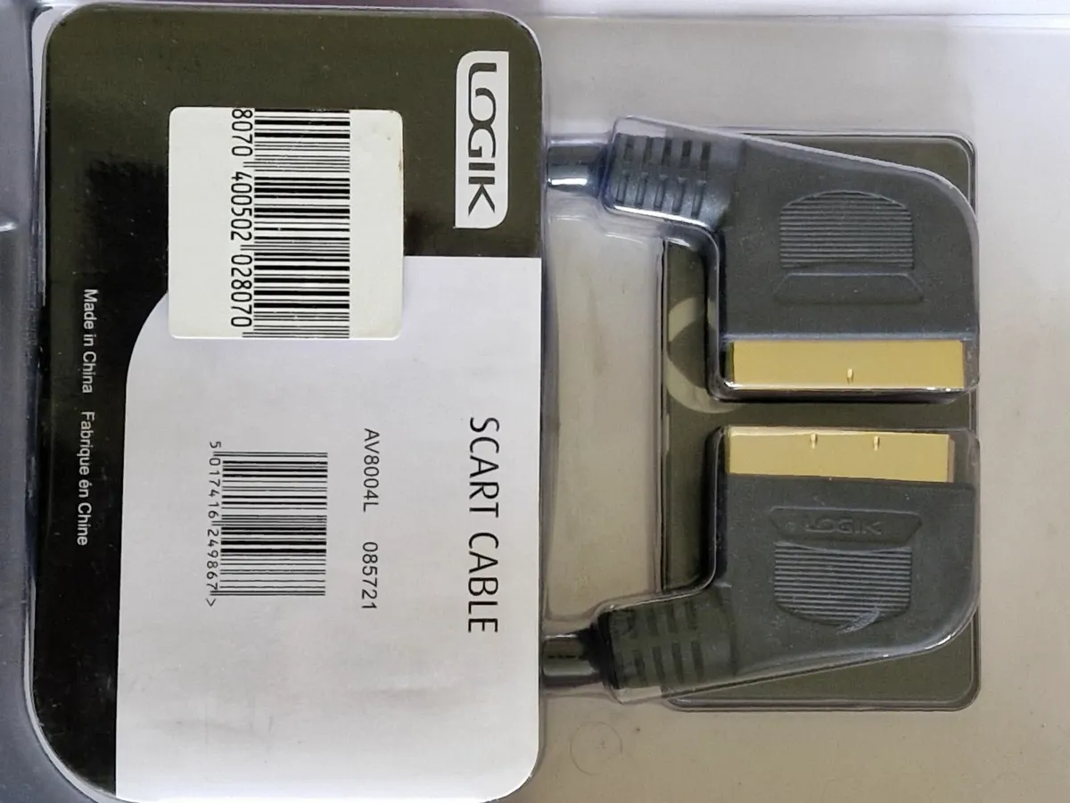 NEW SEALED LOGIK Gold Plated Scart Cable 1.5. M - Image 2