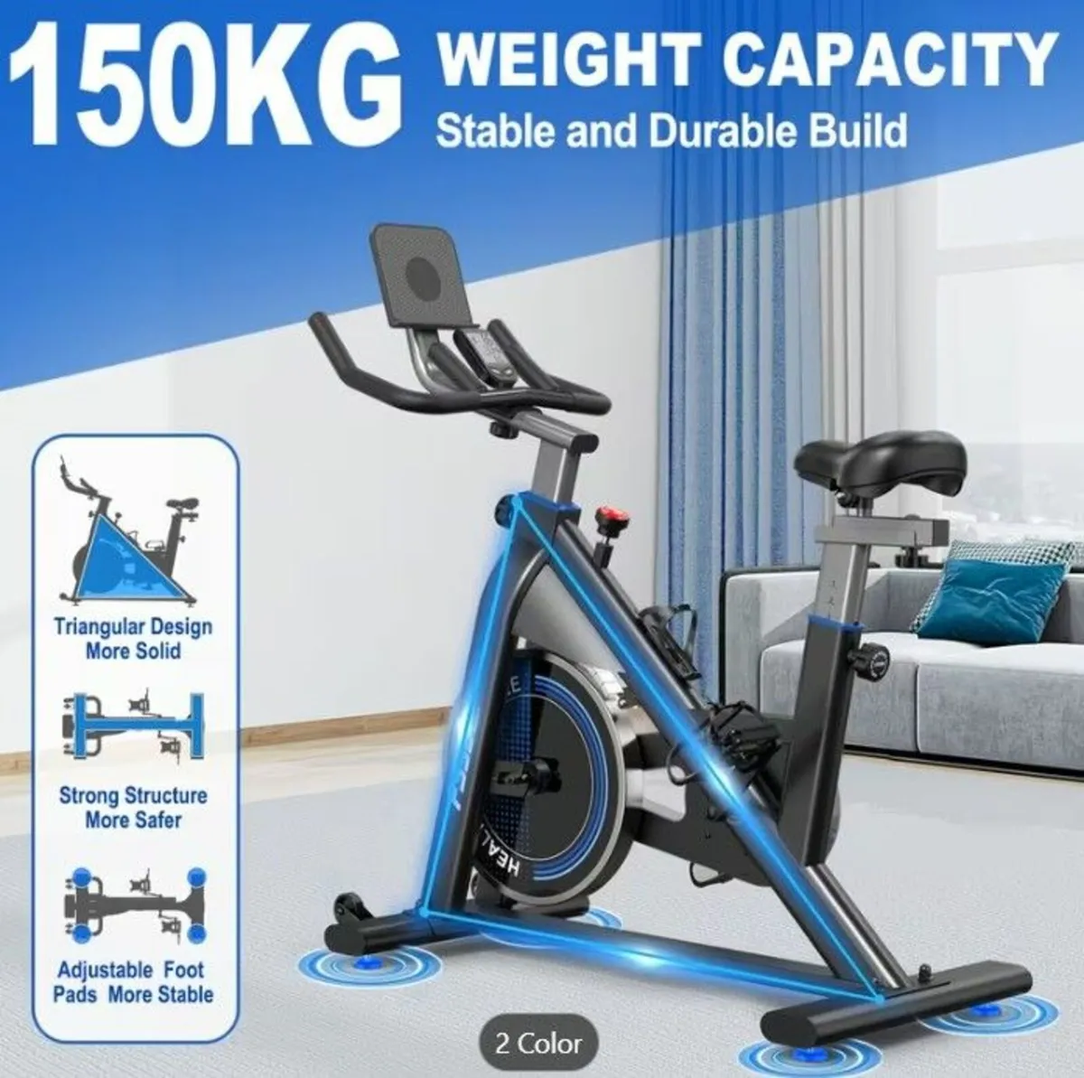 Indoor Exercise Bike Cycling - Image 3