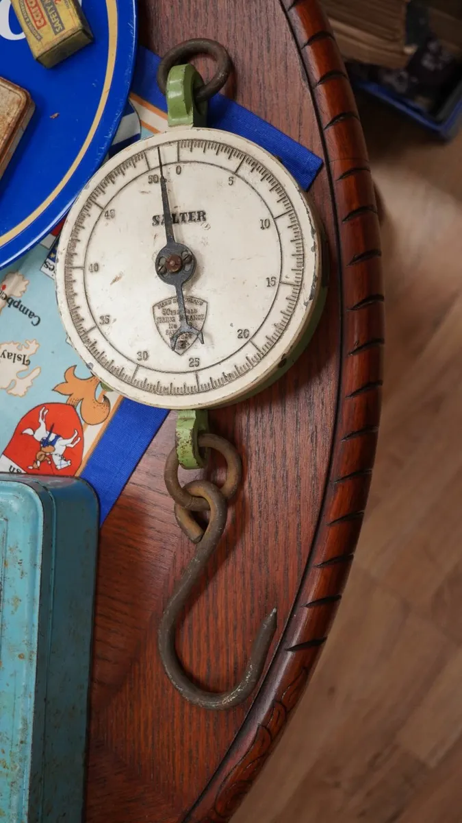 Heavy-Duty Vintage Salter Hanging Spring Balance - Image 1