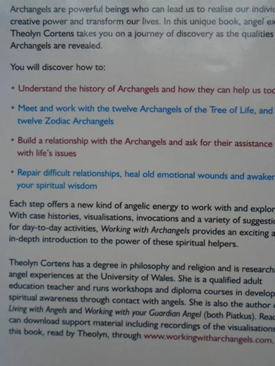 Working with Archangels, Paperback book, book - Image 3