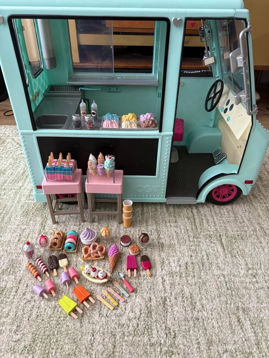 Our Generation Dolls, Vets, Ice-Cream, Beds etc - Image 1