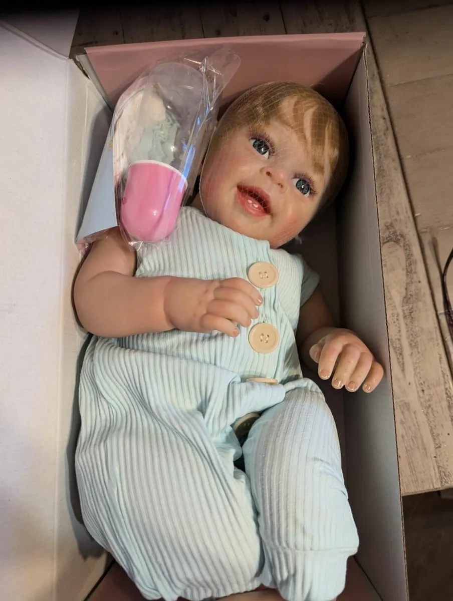 24” / 60 cm Reborn Baby Doll – Realistic Toddler G - Image 2