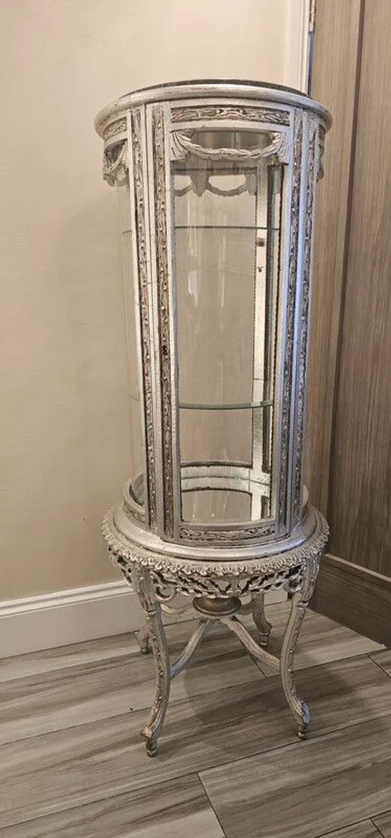 vintage glass display unit - Image 3