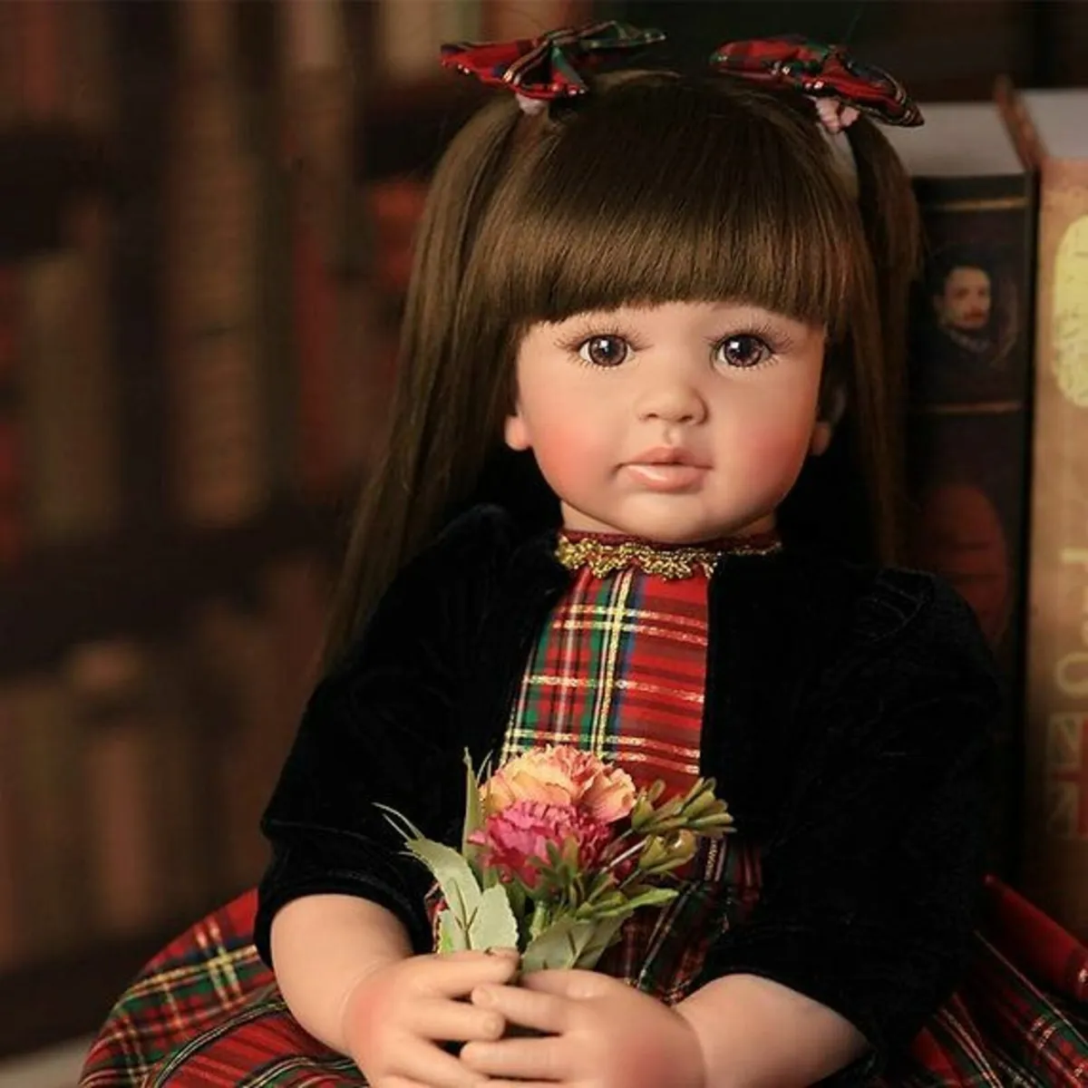Reborn Toddler Girl Doll 24 inch 60cm Soft Silico - Image 2