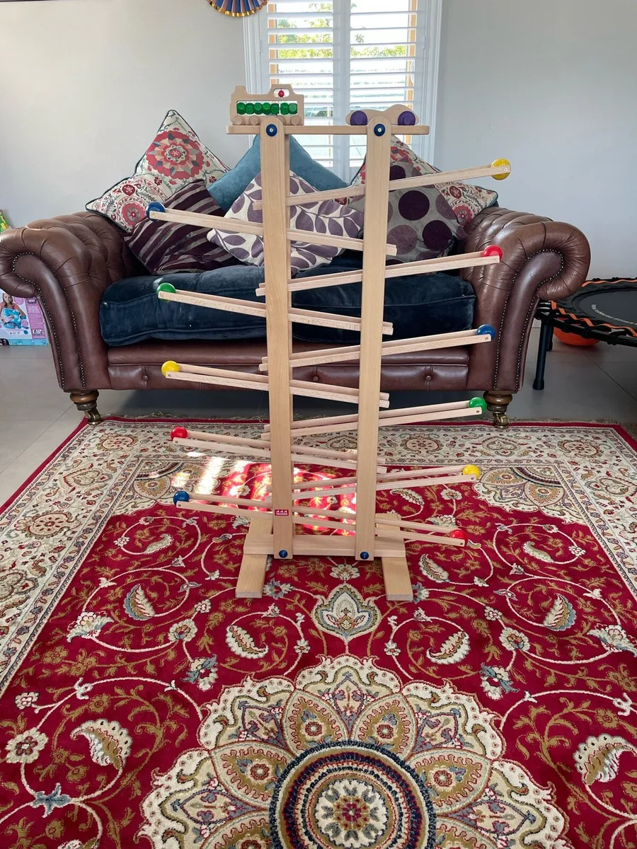 Trihorse Wooden Ball Run - Image 1