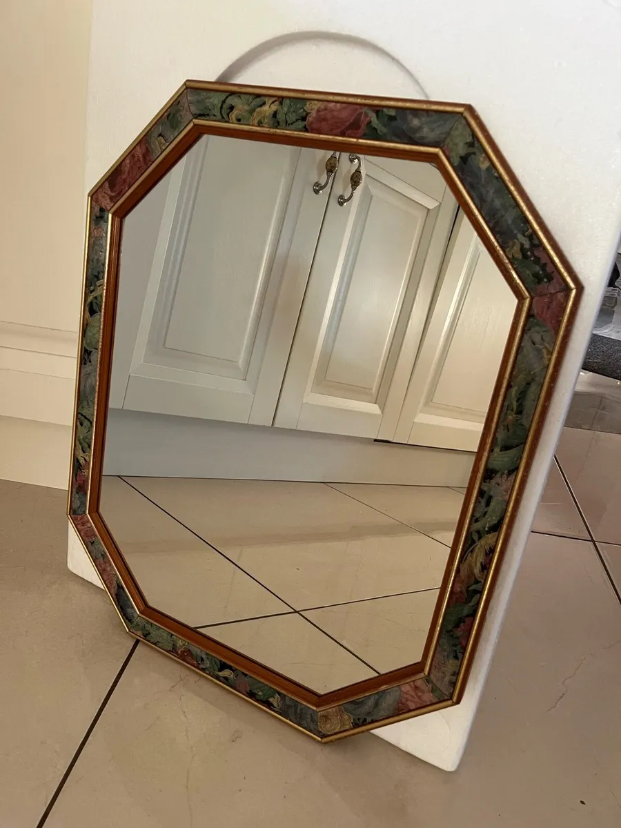 Octagon Shaped Ornamental Mirror - Image 1