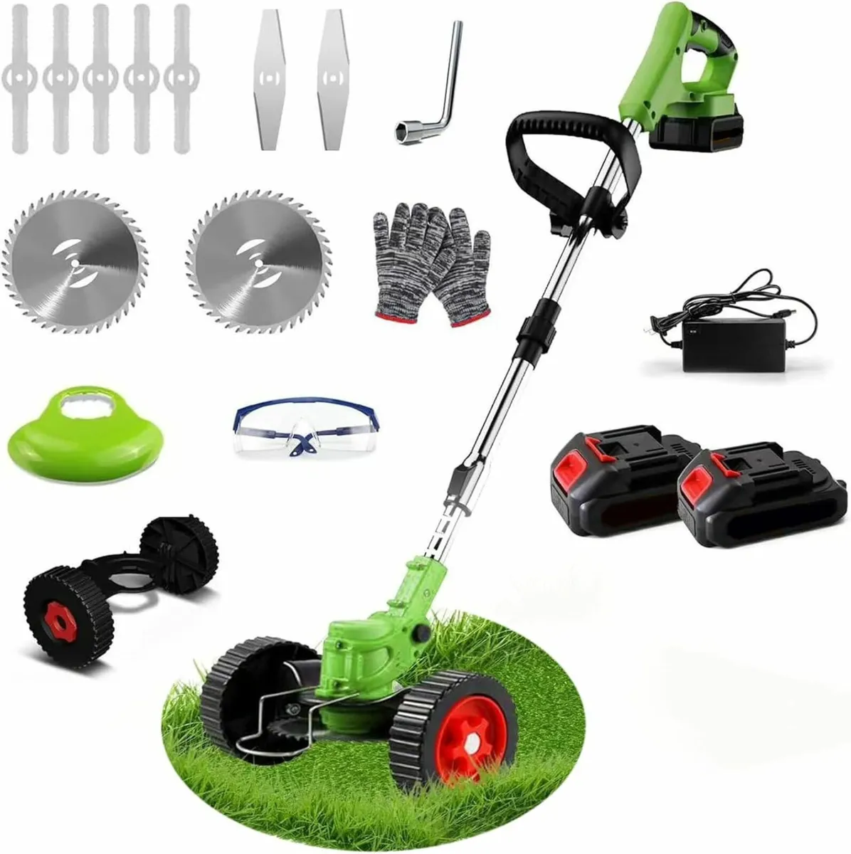 Garden Electric Cordless 21v Grass Strimmer - Image 1