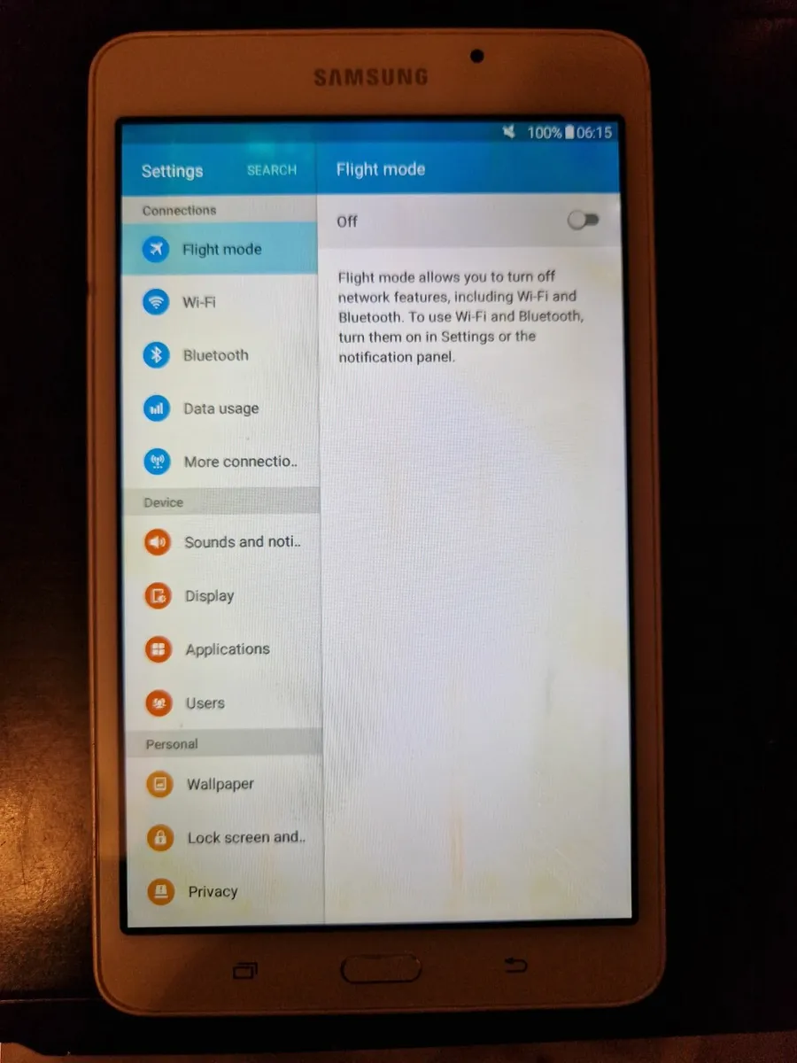 Samsung Galaxy Tab A Tablet, SM-T280 8 GB White - Image 4