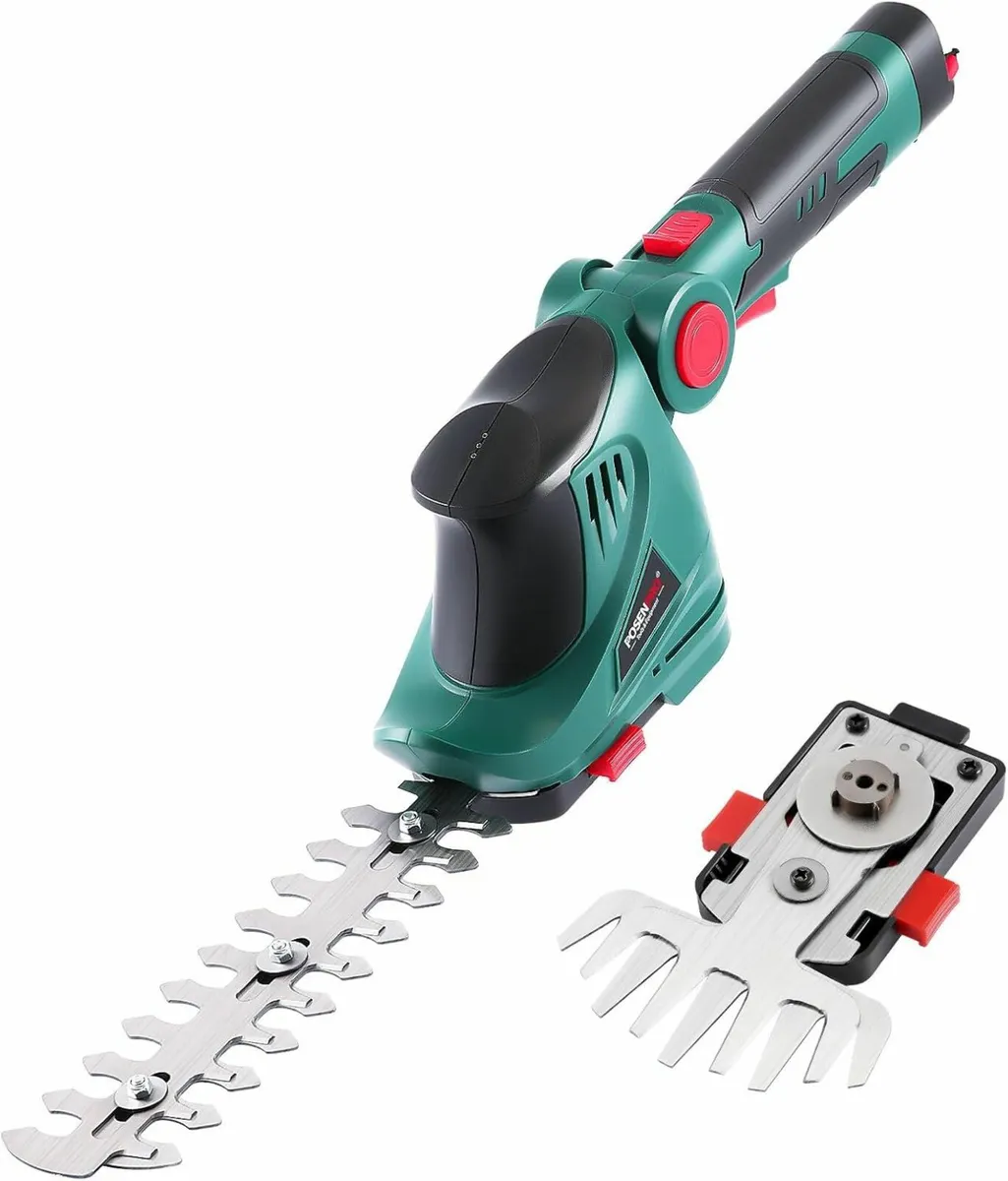 Cordless Grass Shear Hedge Trimmer 7.2V, 2 in 1 - Image 1
