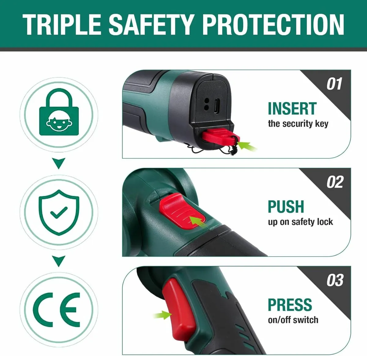 Cordless Grass Shear Hedge Trimmer 7.2V, 2 in 1 - Image 2