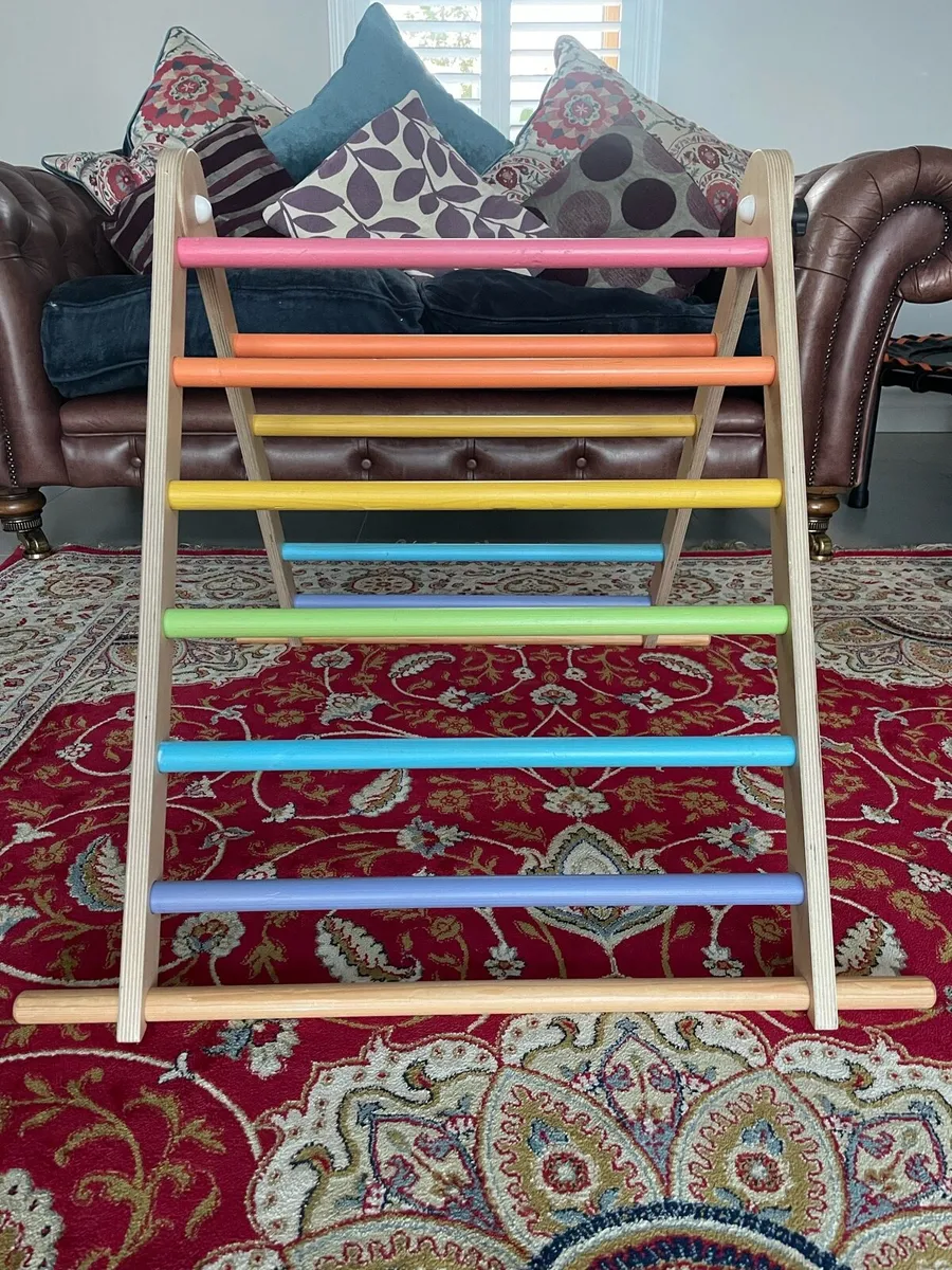 Triclimb Pikler Triangle with Miri Slide & Sticks - Image 3