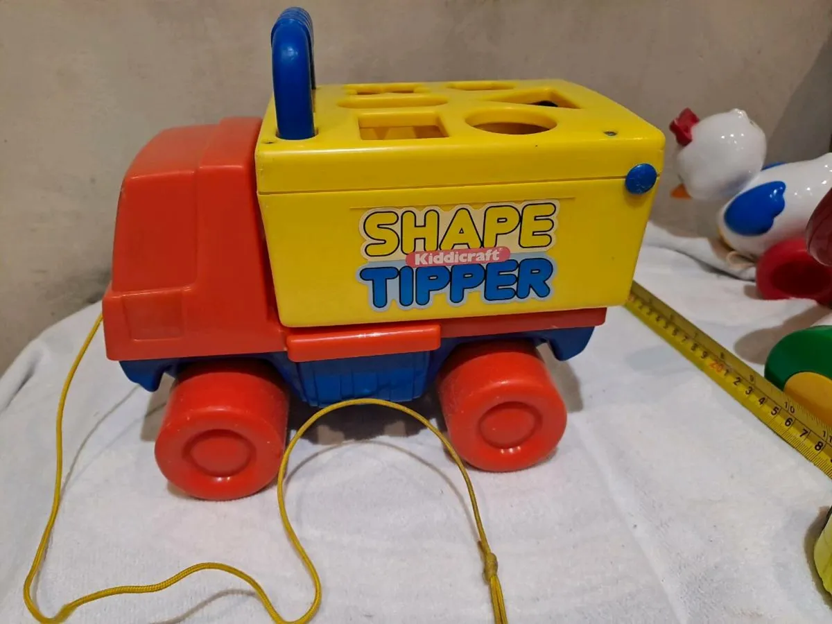 1980s Kiddicraft Shape Tipper truck - Image 1