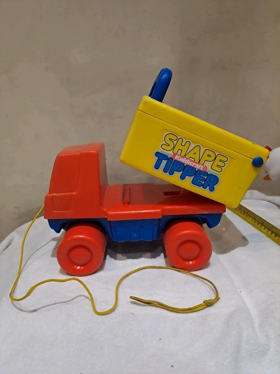 1980s Kiddicraft Shape Tipper truck - Image 2