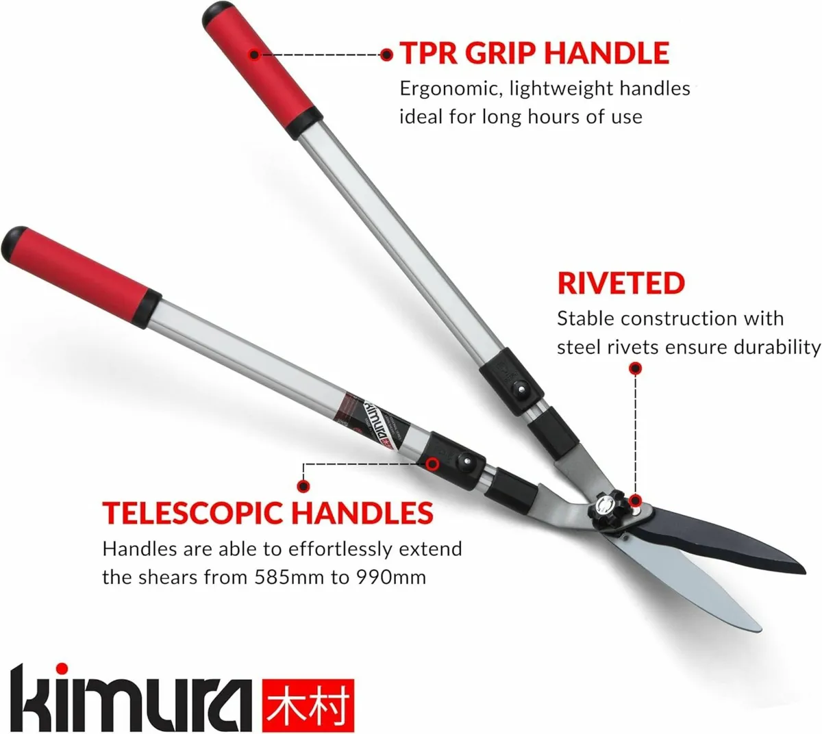 Heavy Duty Lawn Shears Premium Grass Shears - Image 3