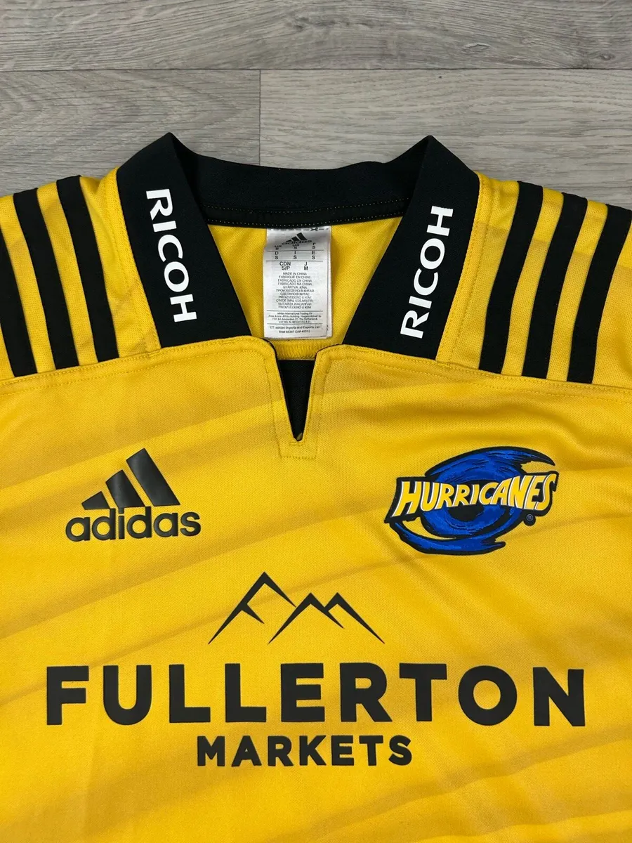 Adidas Hurricanes Rugby Jersey Shirt Mens Small - Image 3