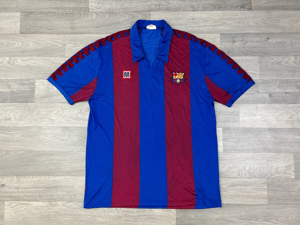 Genuine Vintage 1984 Meyba Barcelona Home Jersey - Image 1