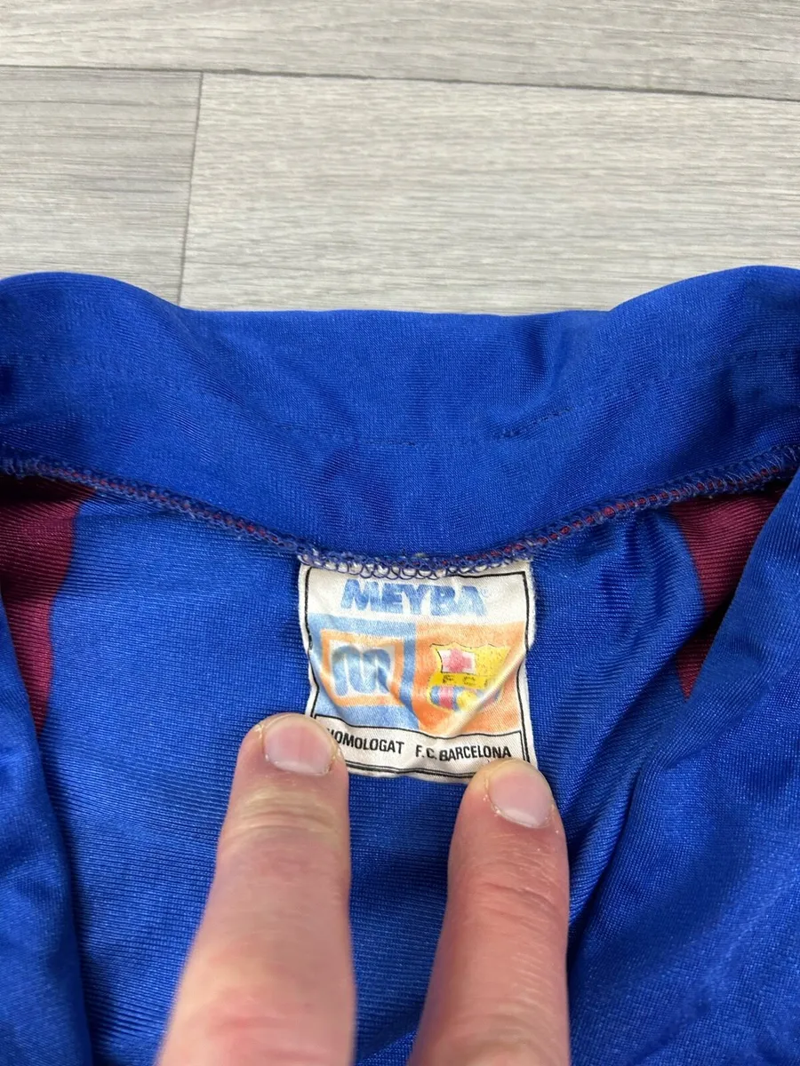 Genuine Vintage 1984 Meyba Barcelona Home Jersey - Image 4