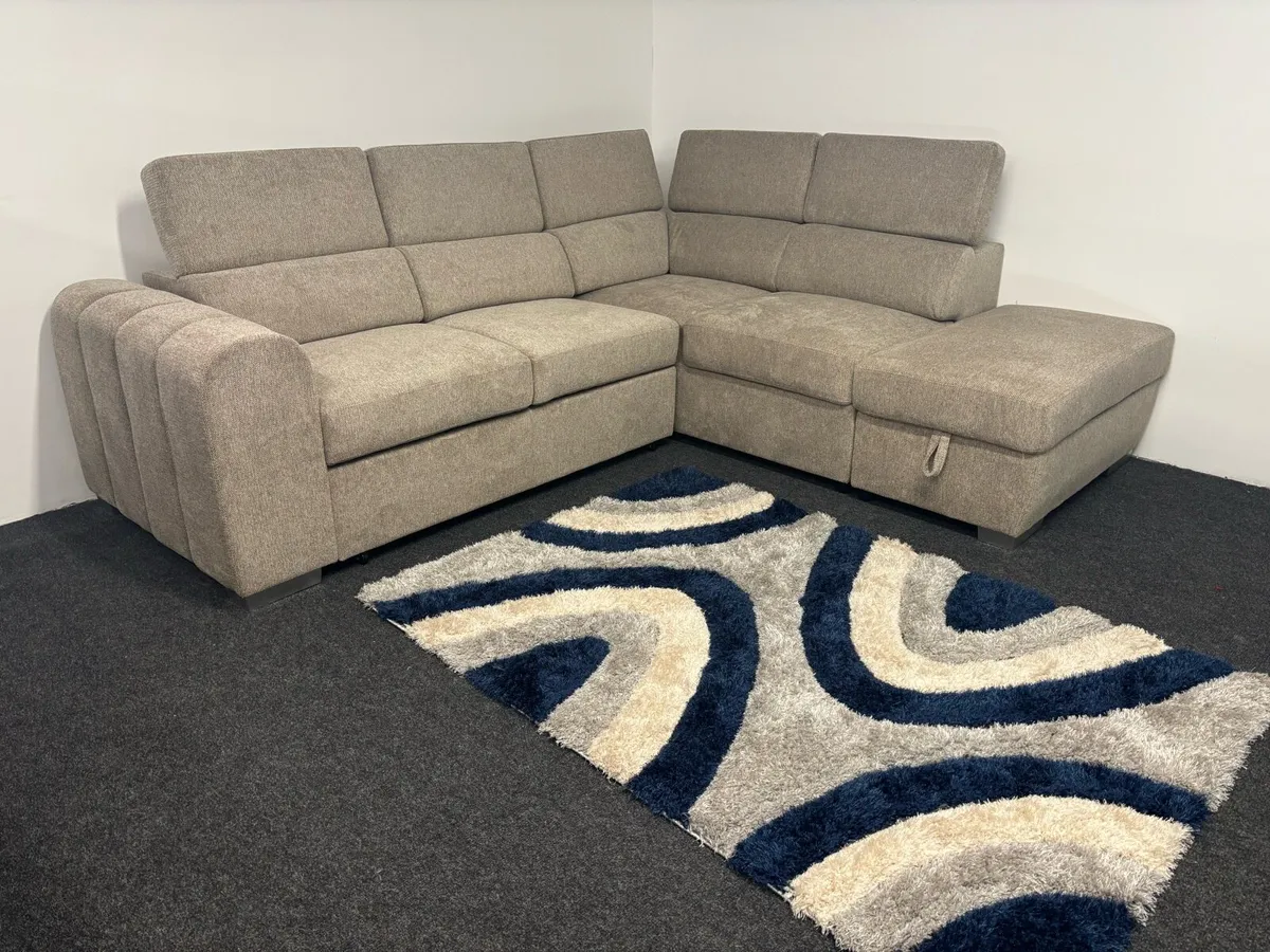 New Beige Carmen Corner Sofas Now in Stock - Image 1