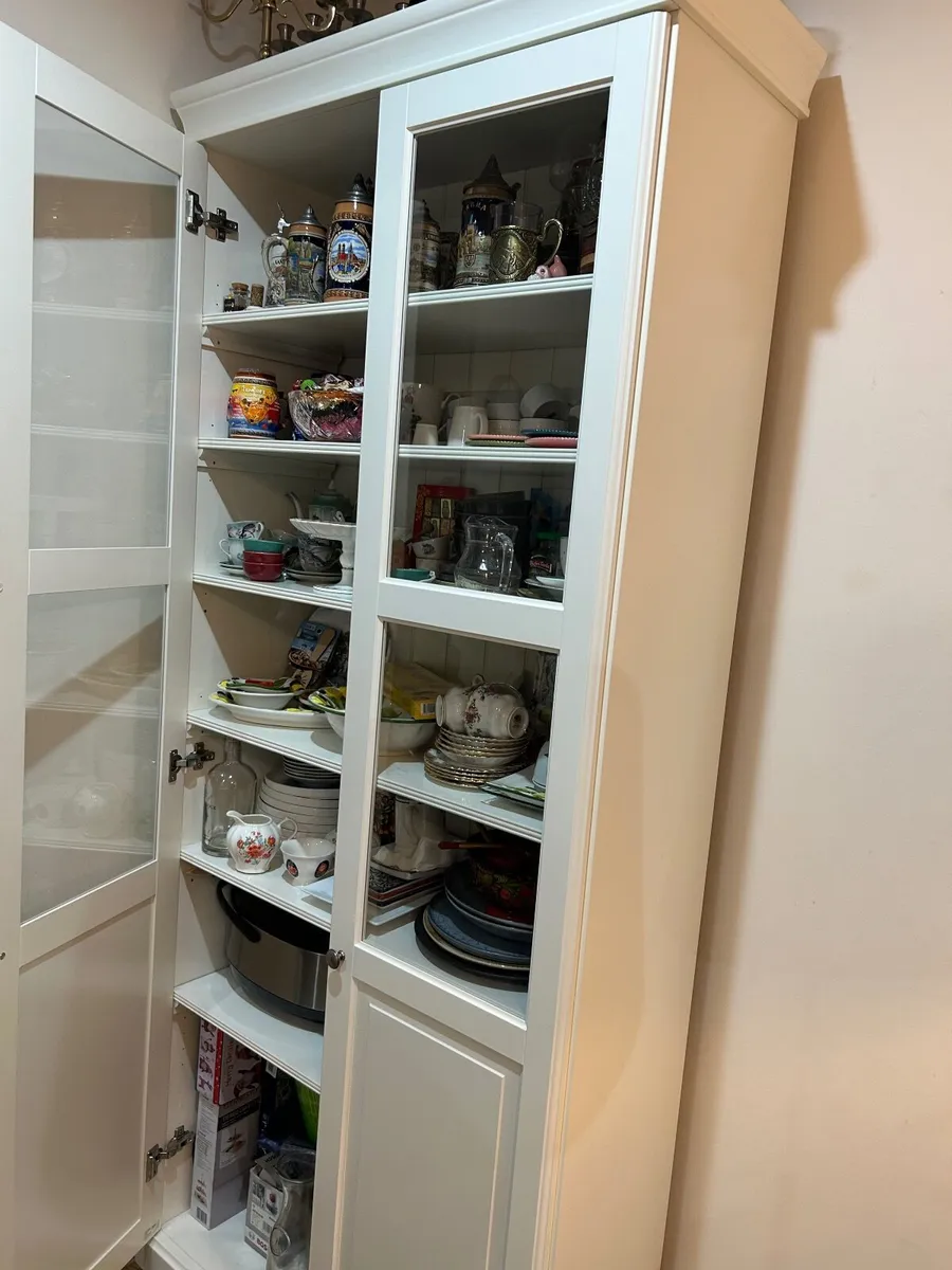 Storage Cabinets w glass-doors - Image 2