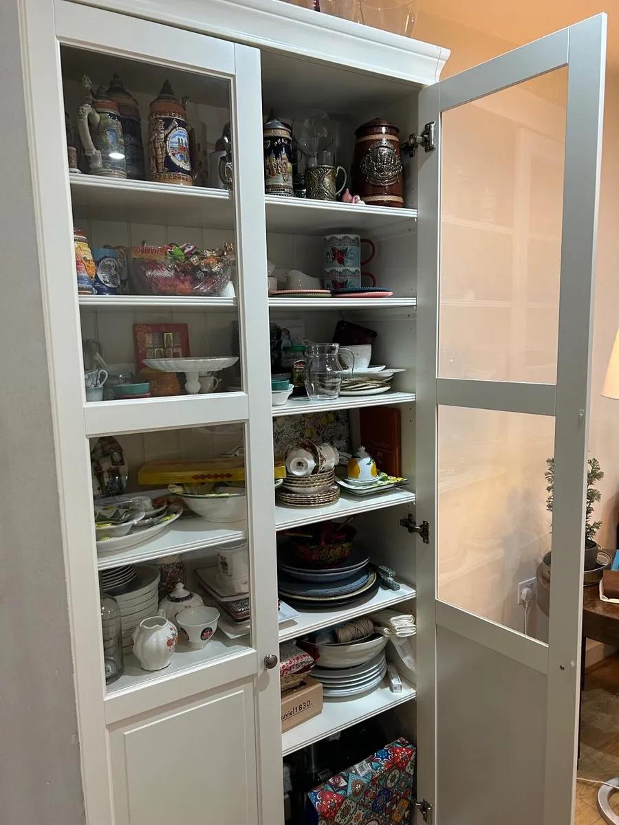 Storage Cabinets w glass-doors - Image 3