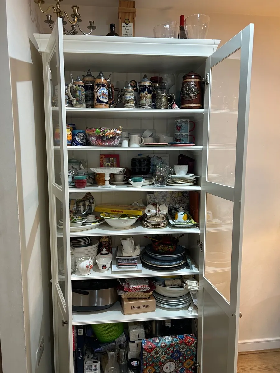 Storage Cabinets w glass-doors - Image 4