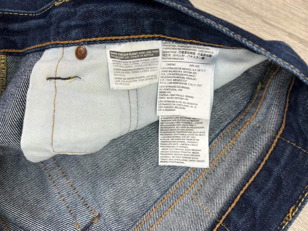 Levis 514 Straight Leg Jeans Mena W38 L30 - Image 4