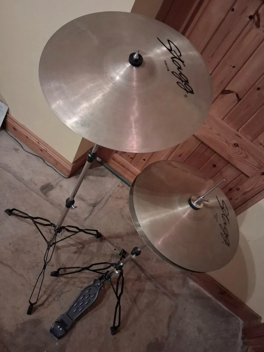 Stagg cymbals and stands - Image 3