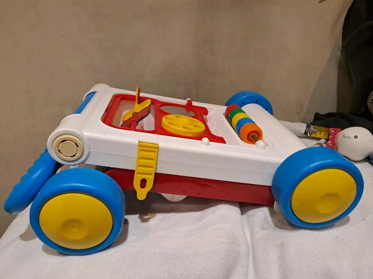 1990s walker with activities - Image 2